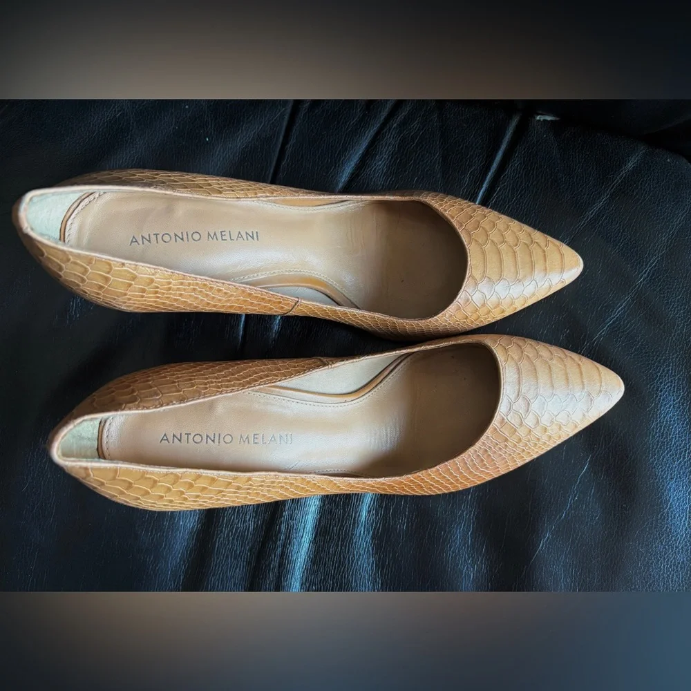 Antonio Melani Faux Snakeskin Heels - Picture 3 of 3